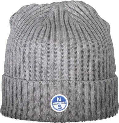 Produktbild von Graue Herrenmütze mit Applikation und Logo - Stilvoll & Bequem