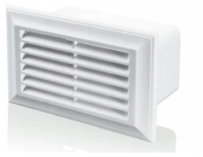 Immagine prodotto di griglia piatta in plastica 136x81mm per tubo 55x110mm