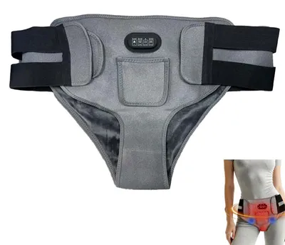 Produktbild von Damen Heiz- & Vibrationskomforthose mit Rotlichttherapie, Wärme & Massage für Bauch, Hüfte & Gesäß