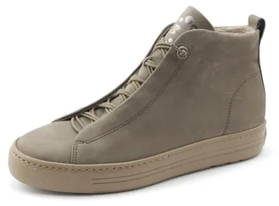 Produktbild von Paul Green Damen Sneaker High-Top Nubukleder Grau 40 EU