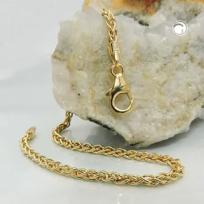 Produktbild von Armband 2,5mm Zopfkette 9Kt GOLD