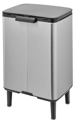 Image de Brabantia BO Mülleimer HI 12 l Matt Steel Fingerprint Proof