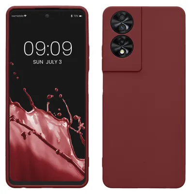 Produktbild von kwmobile Handyhülle für TCL 40 NxtPaper Hülle - TPU Case - Kabelloses Laden - Schutzhülle Cover in Bordeaux Violett