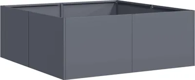 Obrázok produktu pre vidaXL Kvetináč antracit 80x80x30 cm oceľ