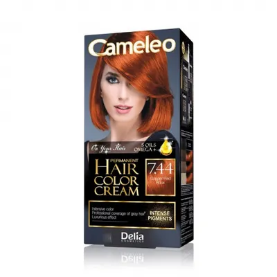 Zdjęcie produktu dla Cameleo Trwale koloryzująca farba do włosów 7.44 Copper Red
