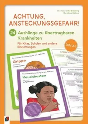 Obrázok produktu pre Achtung, Ansteckungsgefahr! - 24 Aushänge zu übertragbaren Krankheiten