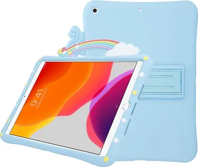 Obrázek produktu pro Cadorabo pouzdro pro Apple iPad MINI 4 (7,9") Tablet Cover Design Blue Ochranné pouzdro pro děti TPU Pouzdro s funkcí stojánku