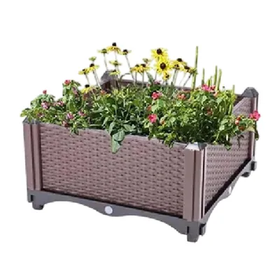 Immagine prodotto di Fioriera XXL - letto rialzato per balcone e aiuola per erbe aromatiche | fioriera e vaso per giardino esterno - BOTANITKO