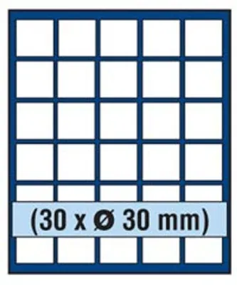 Produktbild von Münztableau 6330 SP zur Aufbewahrung von 30 Münzen mit 30 mm Durchmesser