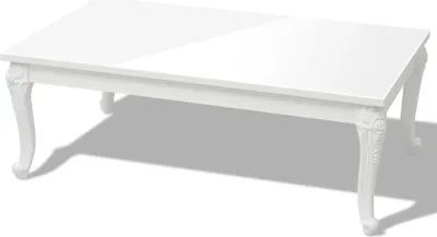 Produktbild von vidaXL Couchtisch 115×65×42 cm Hochglanz-Weiß -  Couchtische