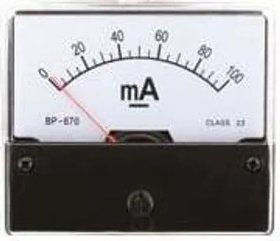 Produktbild von Drehspul-Einbauinstrument, 0...100 mA-