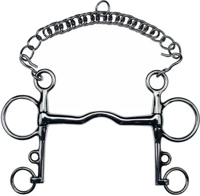 Produktbild von FEELING Stangenpelham, Gebiss mit Zungenfreiheit, Größe:Mundstück 145 mm Mundstückstärke 14 mm