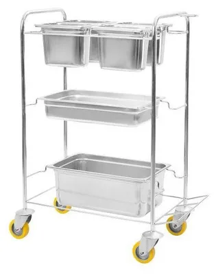 Produktbild von VERMOP Reinraumwagen, 84 x 50 x 112 cm | 1 Stück