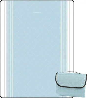 Produktbild von Famanu Picknickdecke Wasserfest - XXL Blau 300 x 200 cm