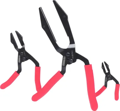 Obrázek produktu pro KS TOOLS Sada kleští na hadicové svorky 115.5010 Nástrojová ocel 895g