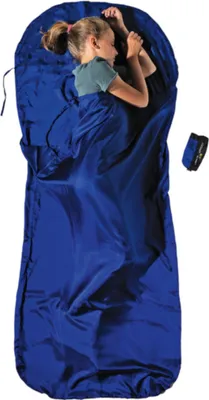 Immagine prodotto di Lenzuolo da viaggio Cocoon in seta per bambini Blu 180 x 76 cm Blu 180 x 76 cm