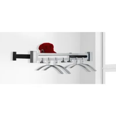 Produktbild von Kerkmann Wandgarderobe Montana 32655114 silber Metall 100,0 x 12,5 cm