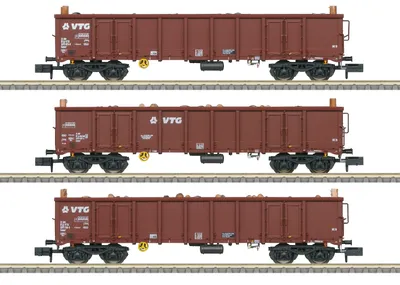 Image de Minitrix 18288 Coffret de wagons de marchandises type Eanos