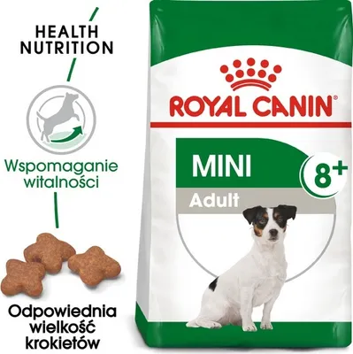 Zdjęcie produktu dla Royal Canin Mini Adult 8+, Dorosły, Mini (5 - 10 kg), Kukurydza, 2 kg