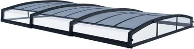 Produktbild von Palram - Canopia Aluminium Poolüberdachung Majorca 46 Anthrazit 670x457x81 cm