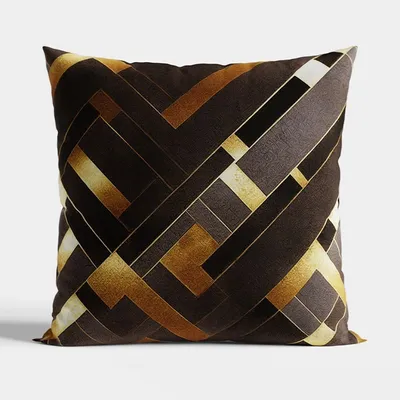 Obrázok produktu pre Obliečka na vankúš, dekoratívna obliečka na vankúš 40x40cm Goldi golden elements