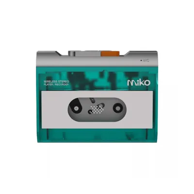 Productafbeelding van Gadhouse Miko Transparante Bluetooth 5.3 Cassette Speler & Recorder - Zo goed