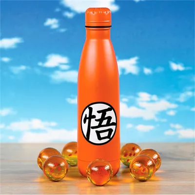 Produktbild von Dragon Ball Z (Goku Kanji) Metal Drink Bottle