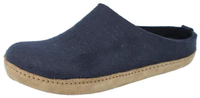 Produktbild von HAFLINGER EmilŽs Toffel Herren Hausschuhe blau Wollfilz - Größe: 40