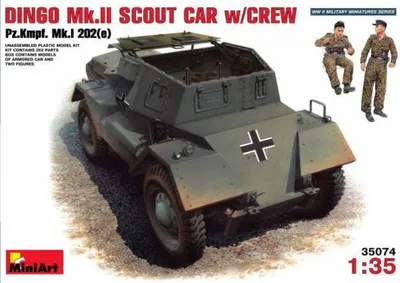 Productafbeelding van MiniArt PzKpWg Mk.I 202 met bemanning, modelnummer 6465074