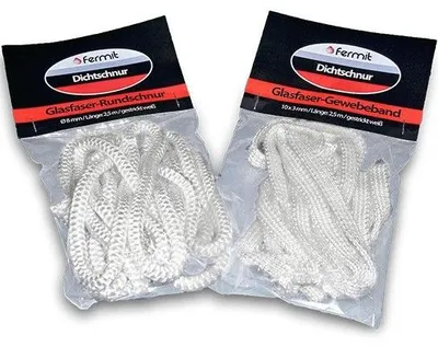 Produktbild von Fermit 11563 Glasfaserschnur weiß Ø 12mm / 2,5m lang