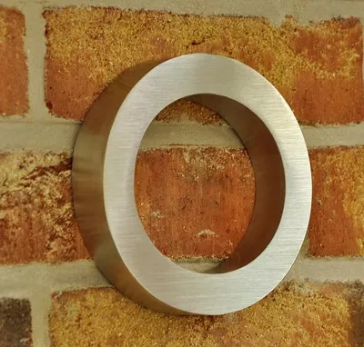 Produktbild von Edelstahl Hausnummer Style - Nr. 0