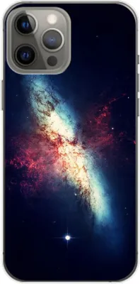 Produktbild von König Design Hülle kompatibel mit Apple iPhone 14 Plus Kunststoff Soft Handyhülle - Handy Case Galaxie