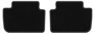 Produktbild von Velours-Fußmatten Hinten für BMW X3 E83 2003-2010 (SUV) – 2-tlg, Schwarz, passgenau – Wielganizator LUX