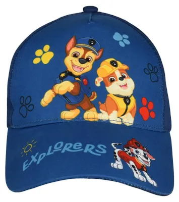 Produktbild von Paw Patrol Kappe für Jungen - Explorers Kinder Cap Basecap Baseballkappe verstellbar Blau