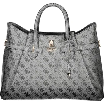 Produktbild von Guess Yesba Logo Handbag In Coal For Women – 37x29x12 CM / Coal