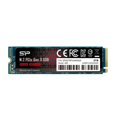 Zdjęcie produktu dla Silicon Power P34A80, 2 TB, M.2, 3400 MB/s