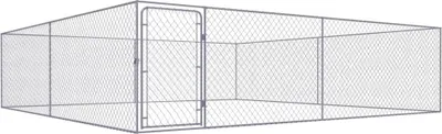 Obrázek produktu pro The Living Store Outdoor-Hundezwinger Verzinkter Stahl 4 x 4 x 1 m