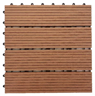 Produktbild von WPC-Terrassenfliese Basic braun