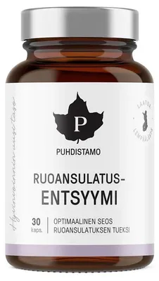 Produktbild von Puhdistamo Verdauungsenzyme, 30 Kapseln (Verdauungsenzyme)