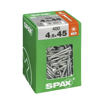 Produktbild von Spax Universalschrauben 4.5 x 45 mm TX 20 - 400 Stk.