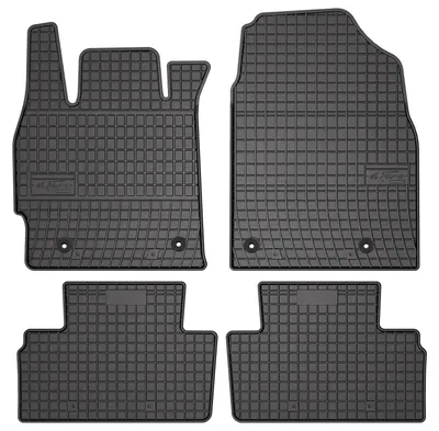 Obrázek produktu pro Gumové autokoberce pro na míru pro Mazda CX-7 (2006-2012, SUV) černé, sada 4 ks, s úchyty