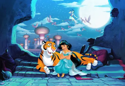 Produktbild von Disney Fototapete Aladdin Blau - 610964 - 368 x 254 cm
