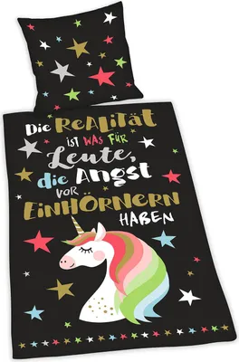 Produktbild von Sheepworld - 45123 - Bettwäsche Einhorn