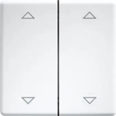 Produktbild von ELTAKO FT4GF/8-24VUC-sg Funktaster schwarz glaenzendmit Wippe und Doppelwippe (30000986)