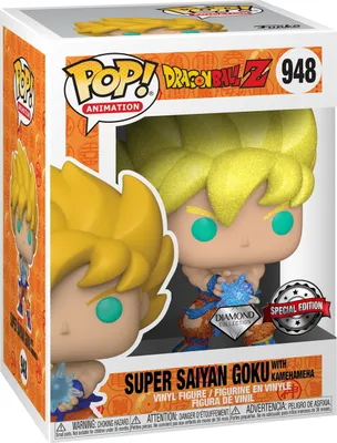 Produktbild von Dragon Ball Z - Super Saiyan Goku with Kamehameha 948 Special Edition Diamond - Funko Pop! - Vinyl Figur