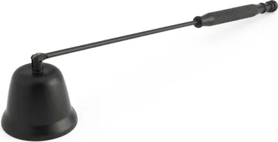 Produktbild von 22cm Kerzenlöscher mit Griff Metall schwarz Kerzen Zubehör Flamme Docht Löscher
