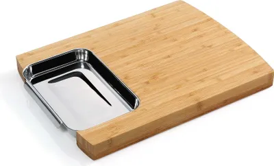 Produktbild von Zassenhaus Schneidbrett mit Schale, Bambus 40 x 30 cm