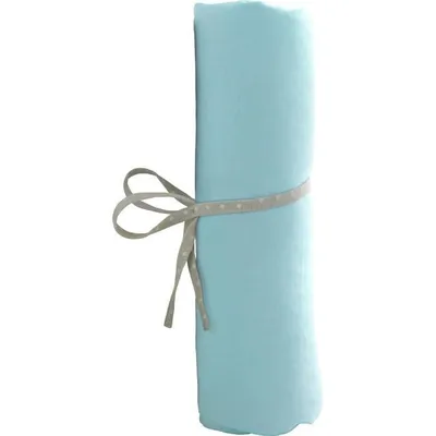 Produktbild von BABYCALIN SpannbetttuchTürkis 60 x 120 cm Jersey 130gr / m²