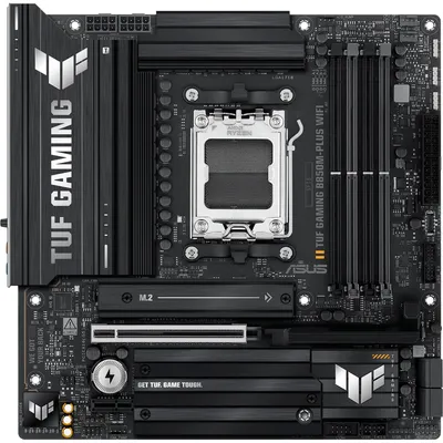 Obrázok produktu pre ASUS TUF GAMING B850M-PLUS WIFI, AMD, Pätica AM5, AMD Ryzen 7000 Series, AMD Ryzen 8000 Series, AMD Ryzen 9000 Series, Pätica AM5, DDR5-SDRAM, 192 GB