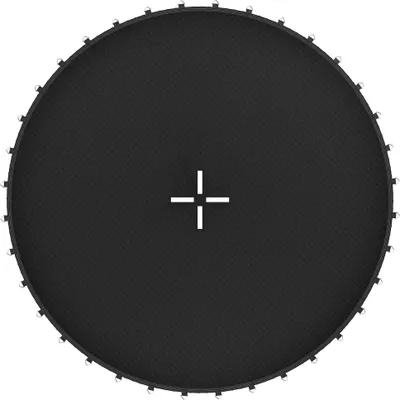 Produktbild von KINETIC SPORTS Trampolin Sprungtuch für Modellreihe 'Ultimate Pro' Ø 366 cm - Ersatz Sprungmatte Wetterfest, UV-beständig - Ersatzteil